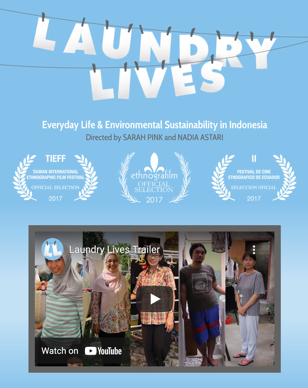 Laundry Lives web poster